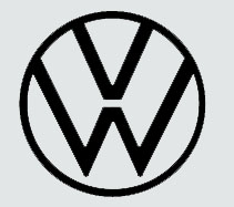 ein schwarz-weißes Logo mit dem Wort Volkswagen in der Mitte seiner Kreisform, moosbild, mooswand, moos pflanzen, moos, moos deko, moos art